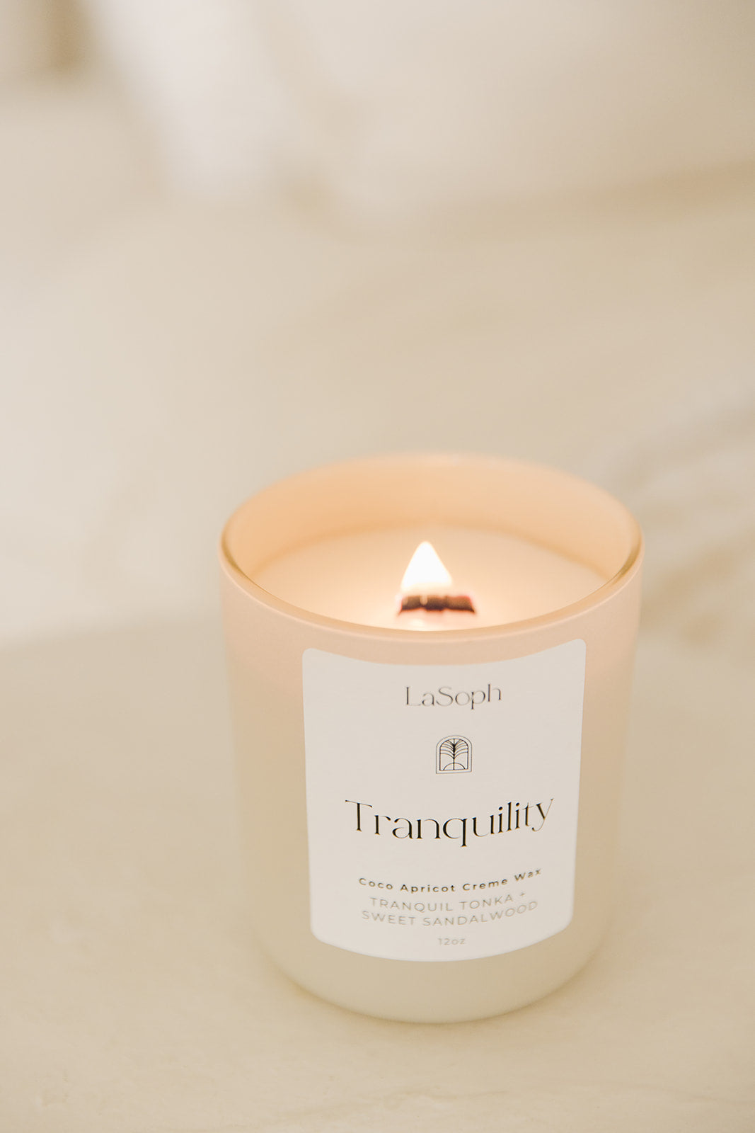 Tranquility Candle: Tranquil Tonka + Sweet Sandalwood